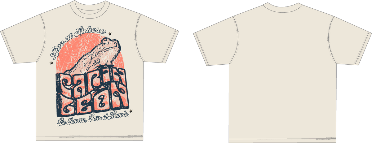 Carín León Live at Sphere Tee front and back