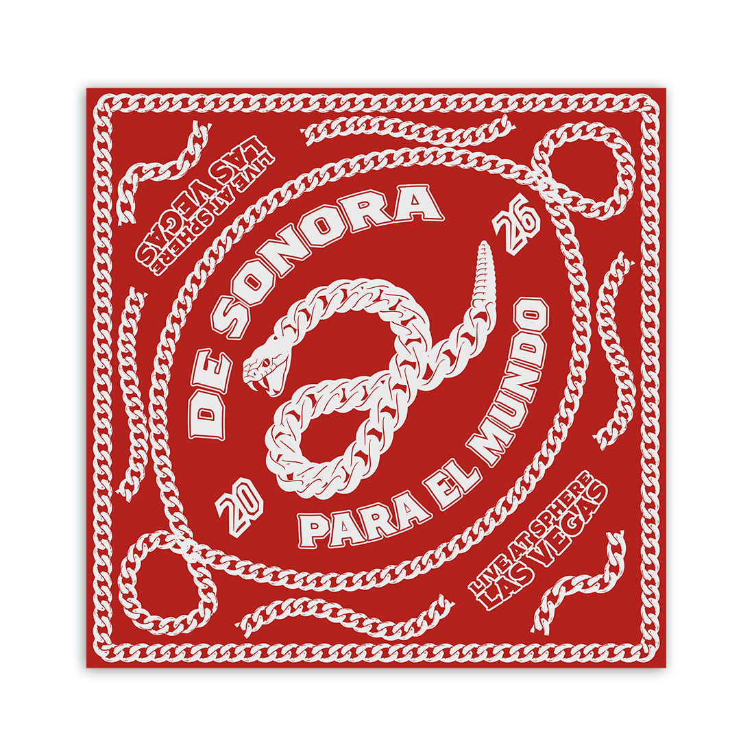 De Sonora Para El Mundo Red Bandana