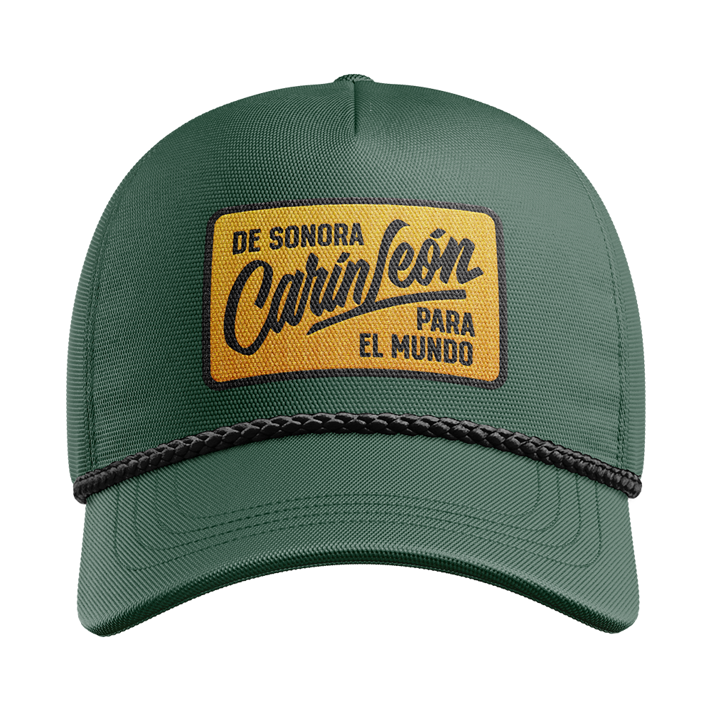 Carín León Green Rope Hat