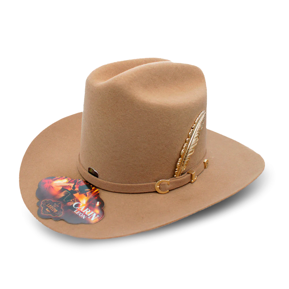 Texan Fine Wool Carmel Hat Front