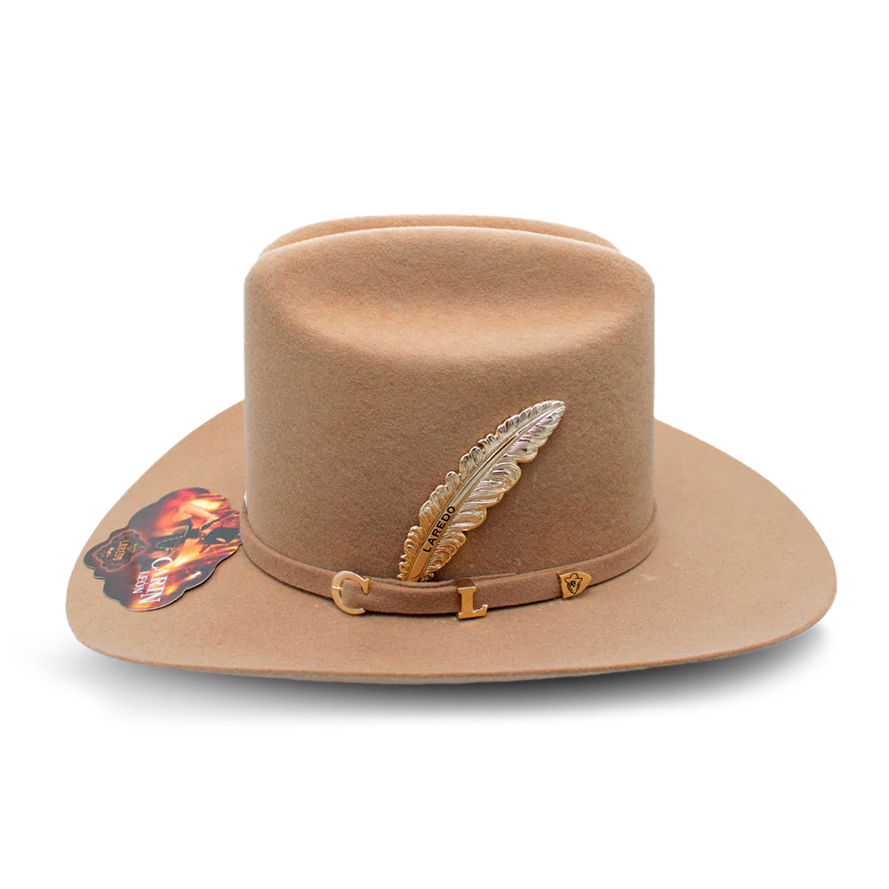Texan Fine Wool Carmel Hat Side