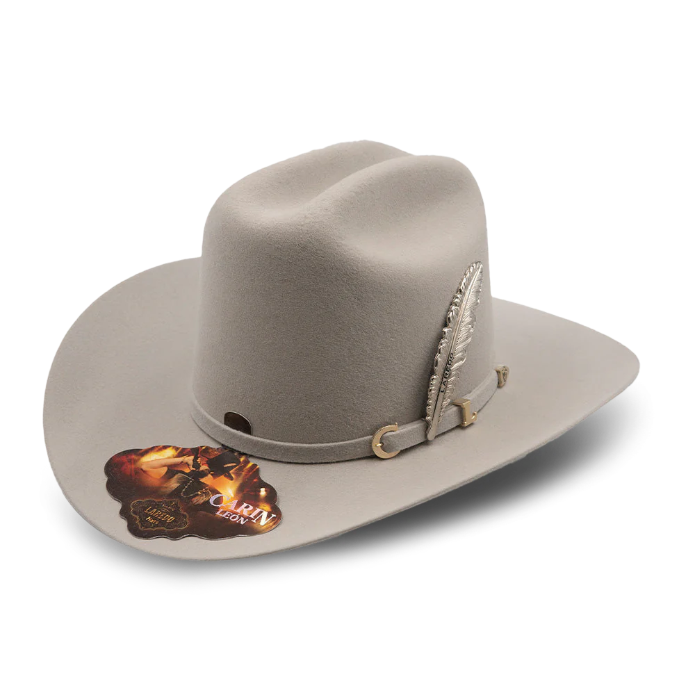 Texan Fine Wool Grey Hat Front